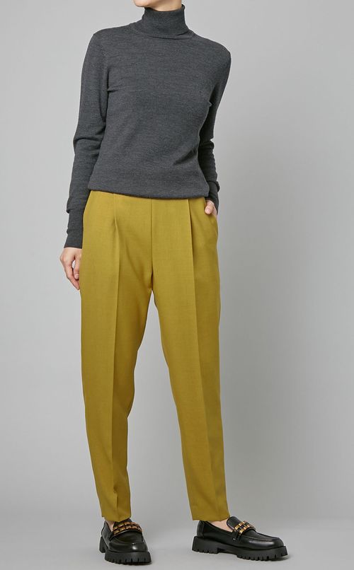 ツイルタックテーパードパンツ