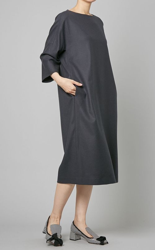 サキソニードルマンスリーブワンピース