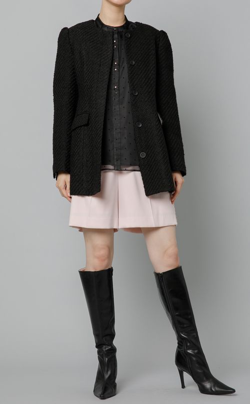 パフショルダーペプラムジャケット