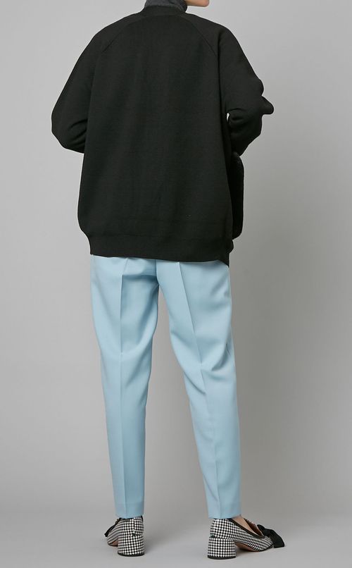 エコファーポケットニットカーディガン