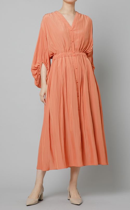 フロントギャザーワンピース