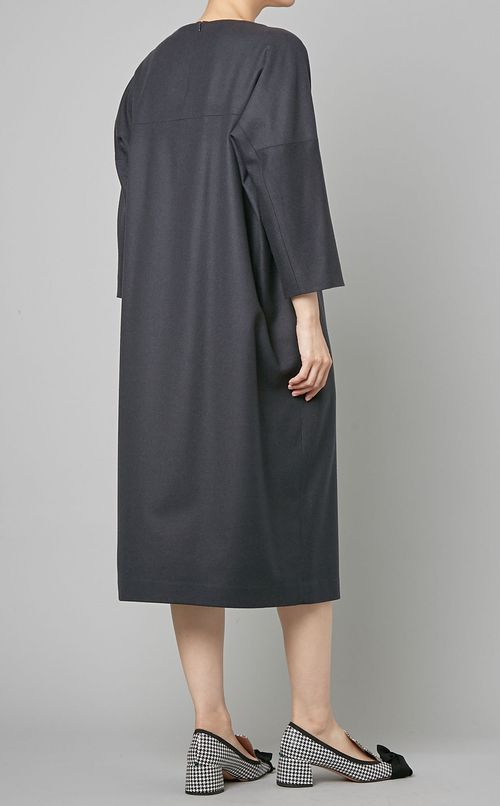 サキソニードルマンスリーブワンピース