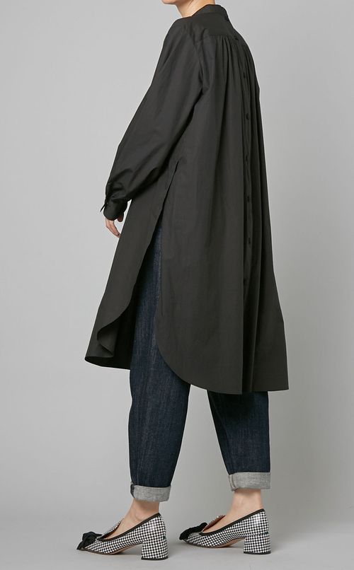 フロントタックロングシャツ