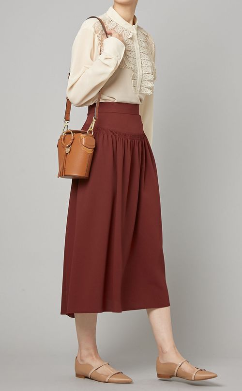 ラウンドレザーバッグ