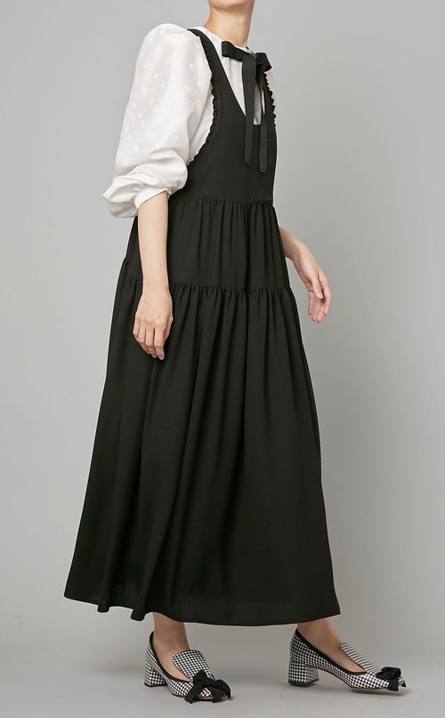 ボリュームスリーブリボンブラウス