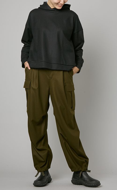 ウールフーディプルオーバー