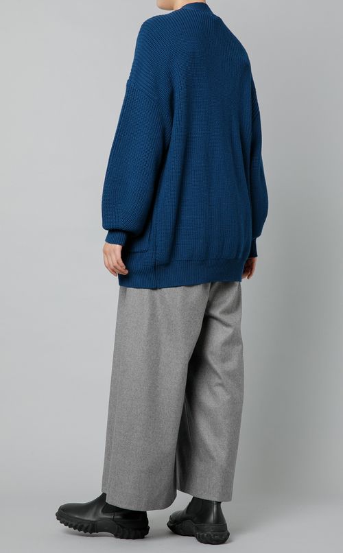 ウールニットカーディガン