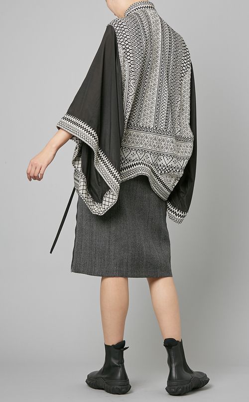 2wayジャガードハオリブラウス