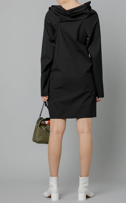 ワイドネックミニワンピース