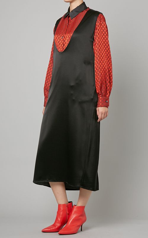 リバーシブルUネックワンピース