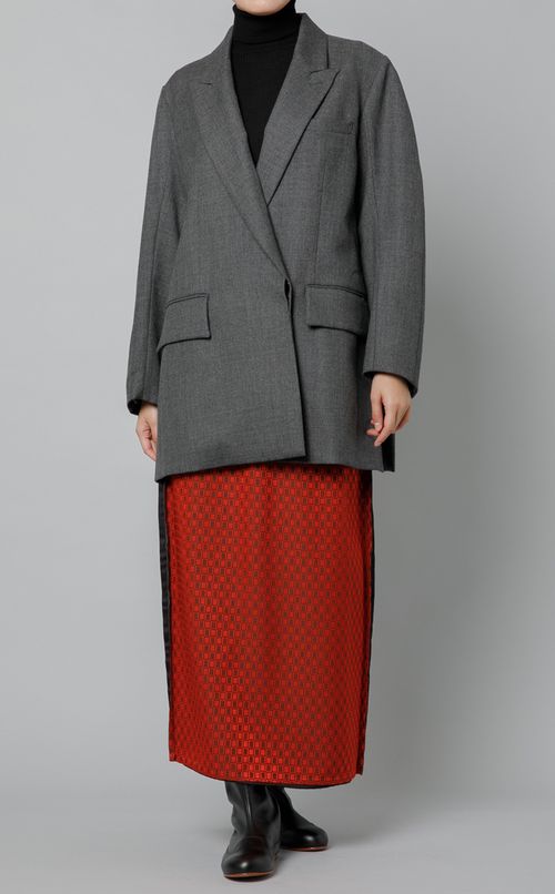 リバーシブルジオメトリックスカート