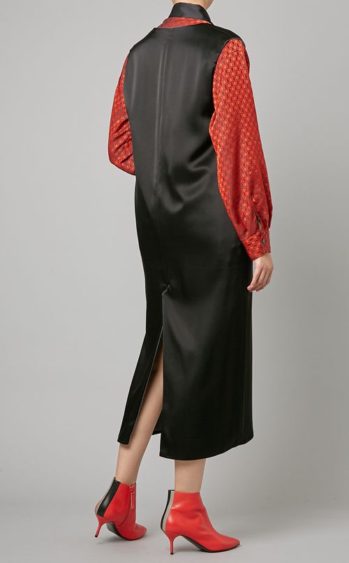 リバーシブルUネックワンピース