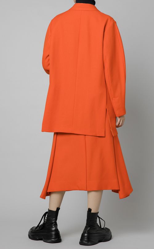 カーブスリーブダブルジャケット