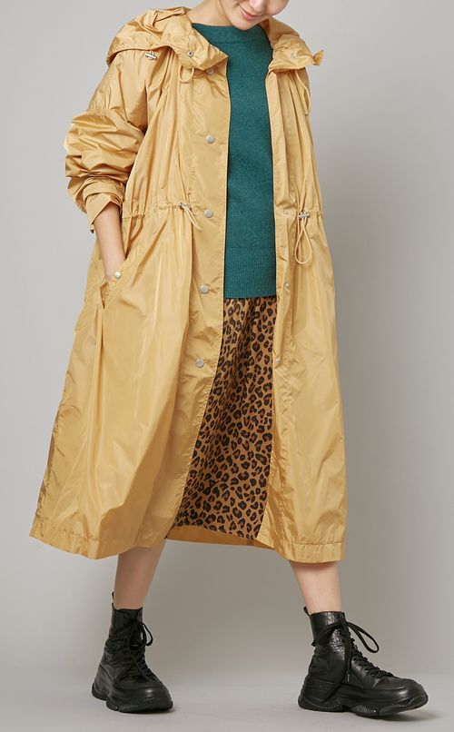 ウールボートネックロングスリーブニット