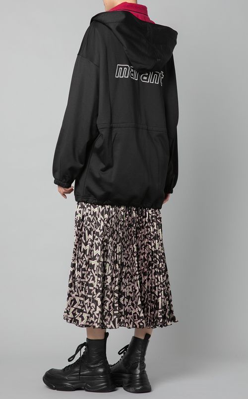 ジップアップハイネックバッグロゴブルゾン