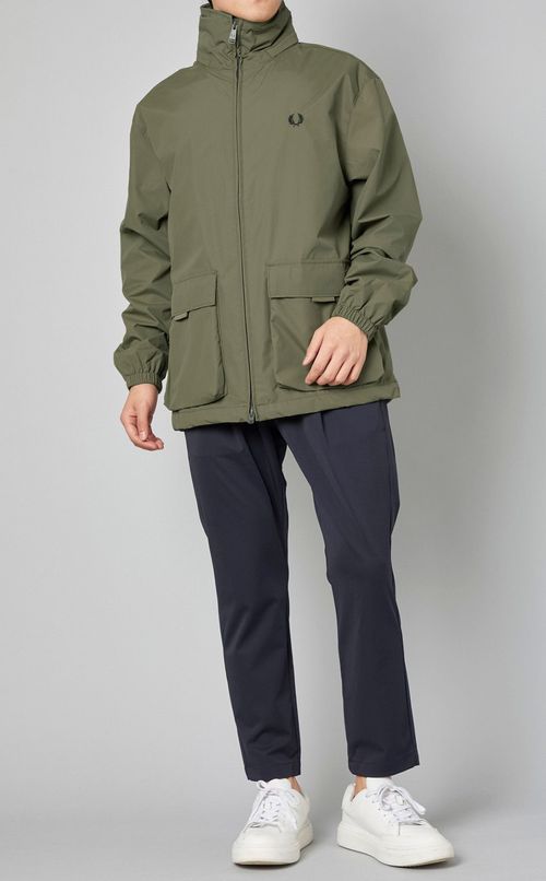 スタンドカラーパッチポケットブルゾン