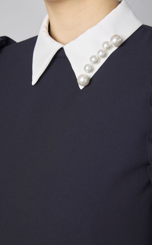 フリルスリーブワンピース