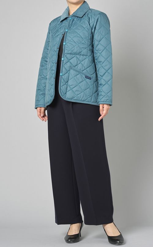 襟付きキルティングジャケット