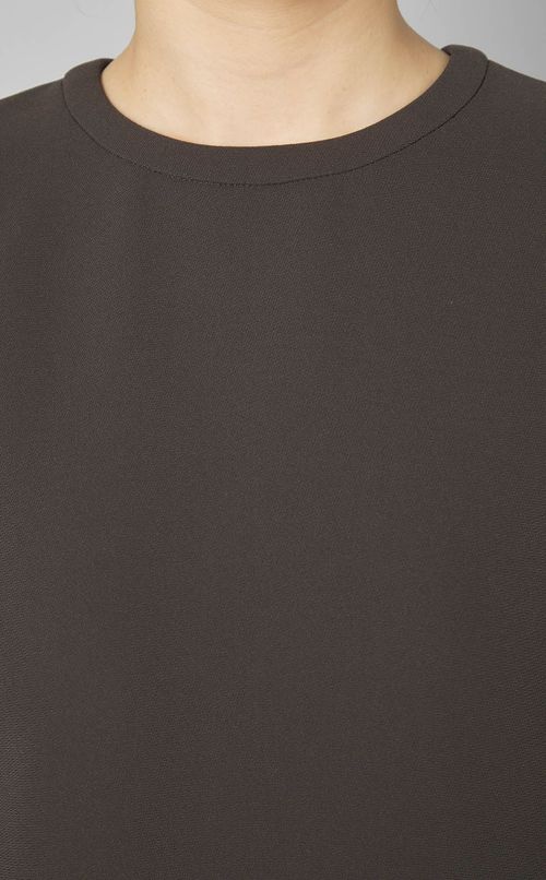 ダブルクロスフレアスリーブブラウス