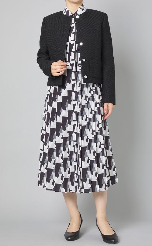 ツイードクロップドジャケット