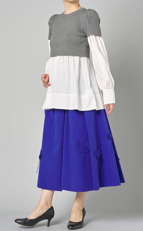 フラワーオーナメントスカート