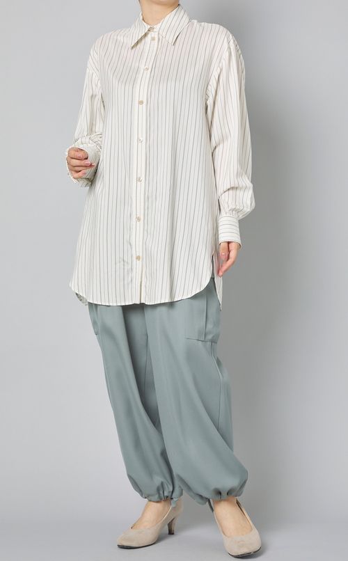 ドロストコードウールカーゴパンツ