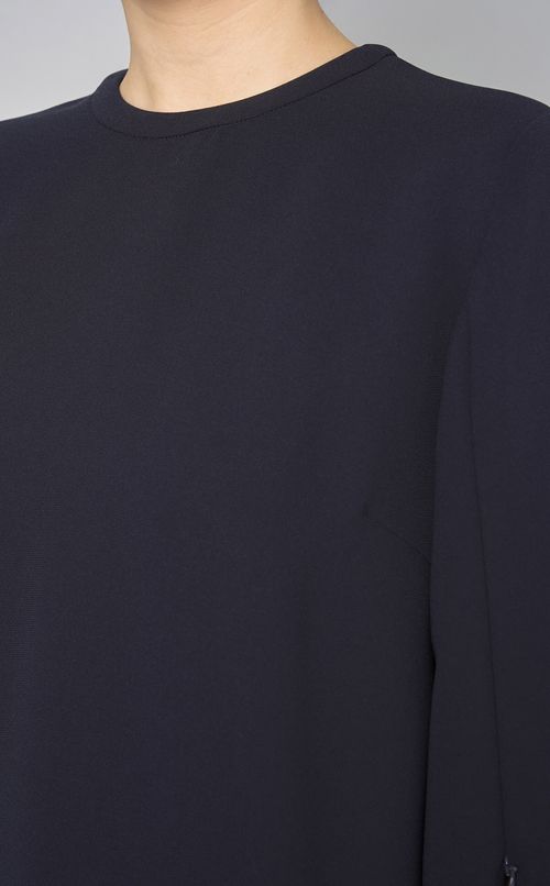 ダブルクロスフレアスリーブブラウス