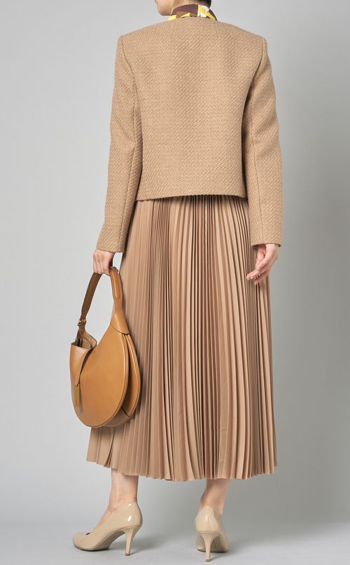 ツイードクロップドジャケット