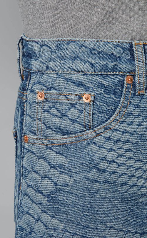 デニムセンタースリットスカート