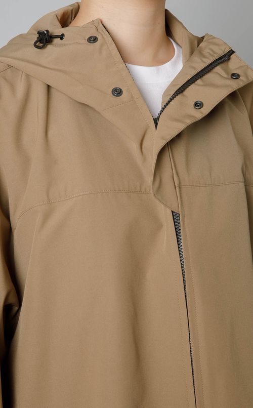 撥水フーディーコート