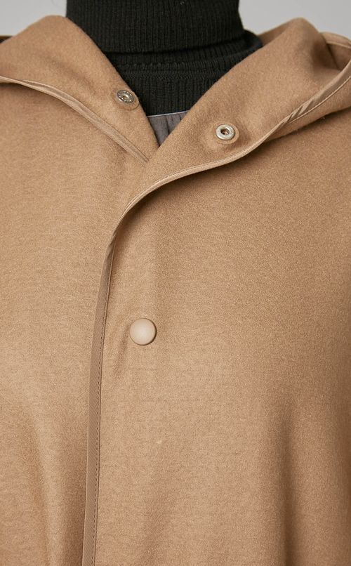 ロングフーディコート