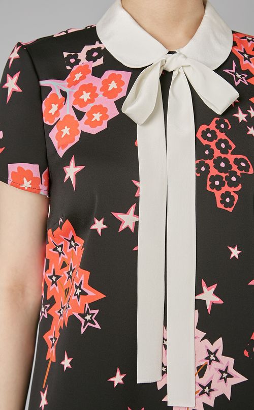 ボウタイショートスリーブワンピース