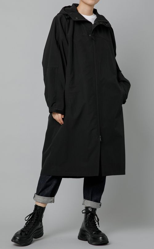 撥水フーディーコート