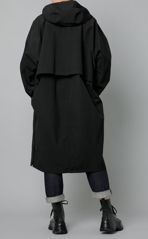 撥水フーディーコート