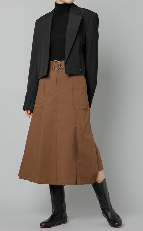 ダブルポケットタックスカート