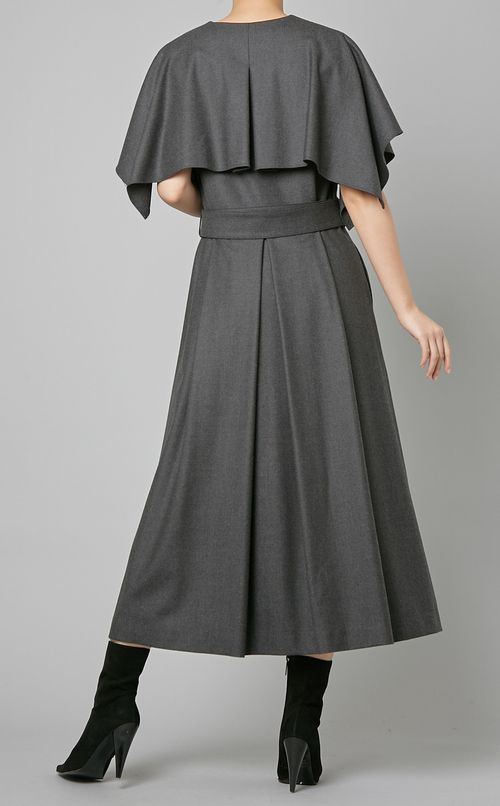 ウールサキソニーワンピース