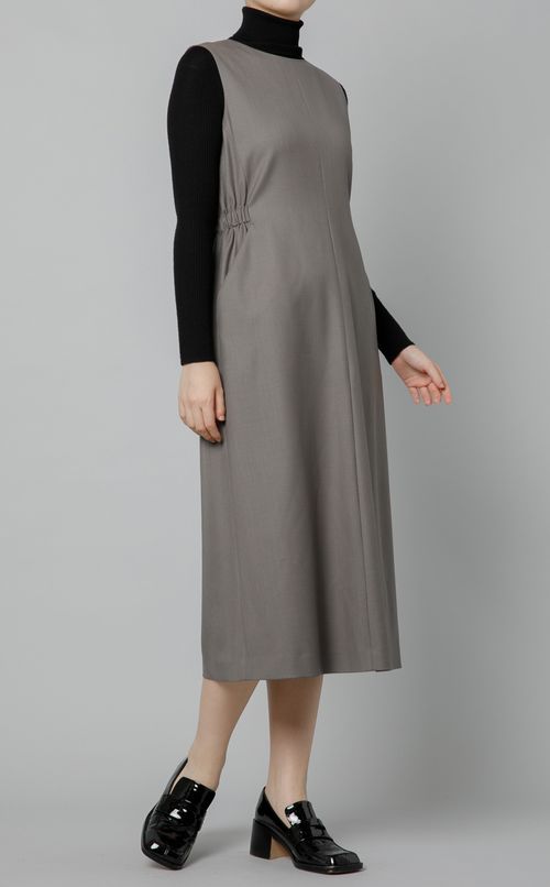 ストレッチウールワンピース