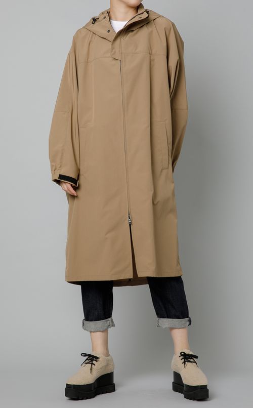 撥水フーディーコート