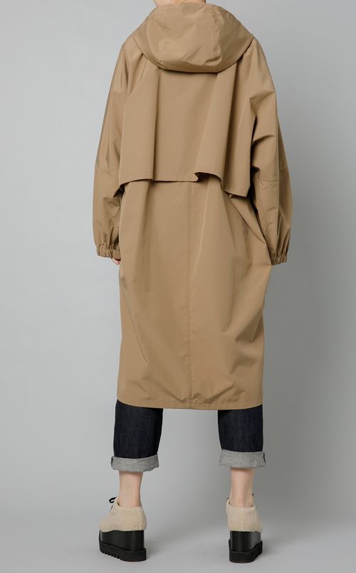 撥水フーディーコート