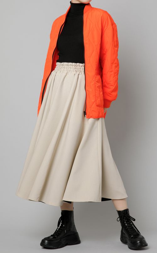 リバーシブルロングスカート