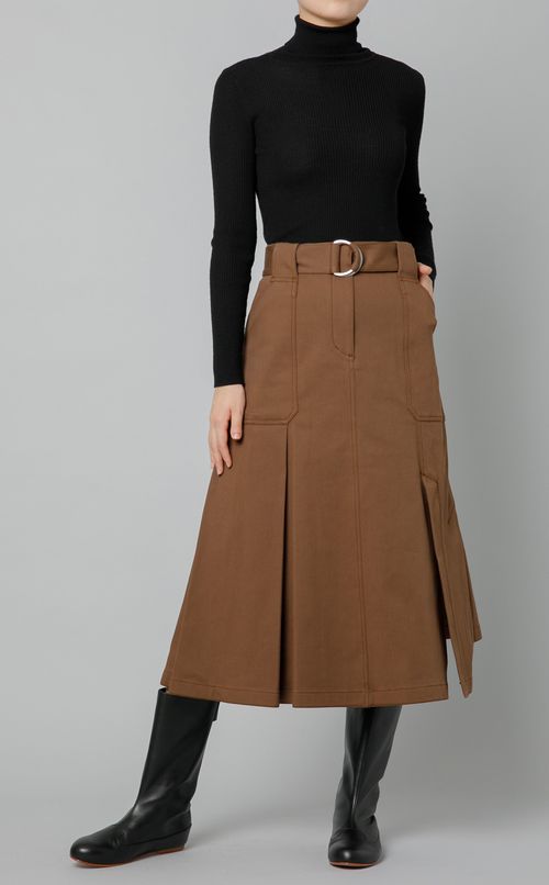 ダブルポケットタックスカート