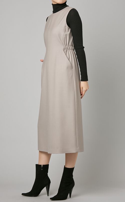 ストレッチウールワンピース