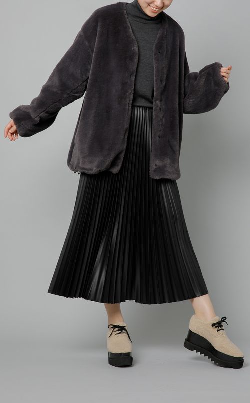 エコファーノーカラーコート