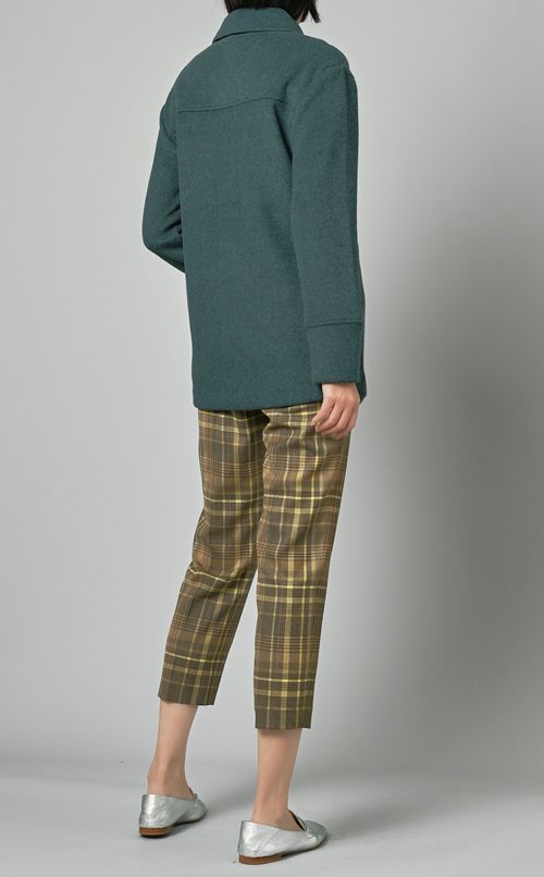 ウール混シャツジャケット