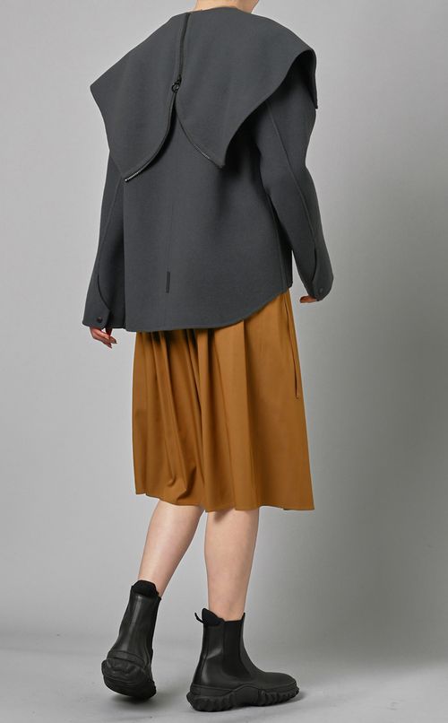 ウールビッグカラーブルゾン