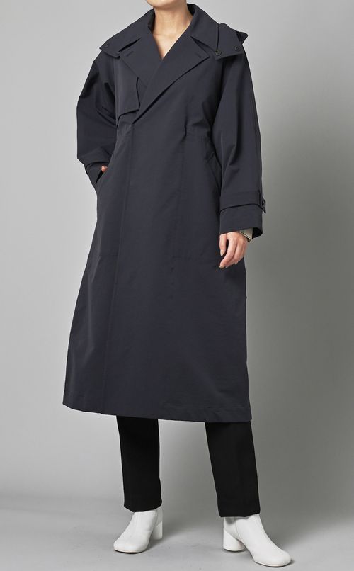 オールウェザーフードトレンチコート