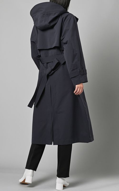 オールウェザーフードトレンチコート