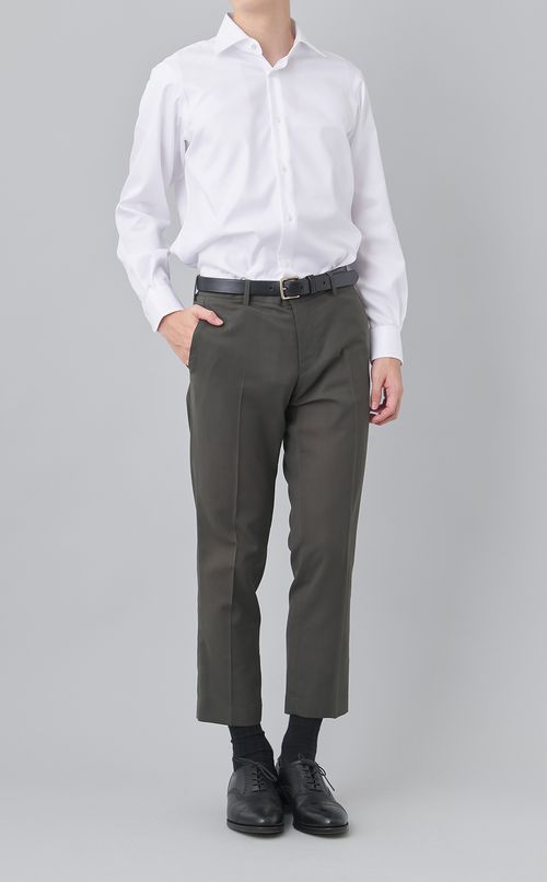 セミワイドブロードシャツ