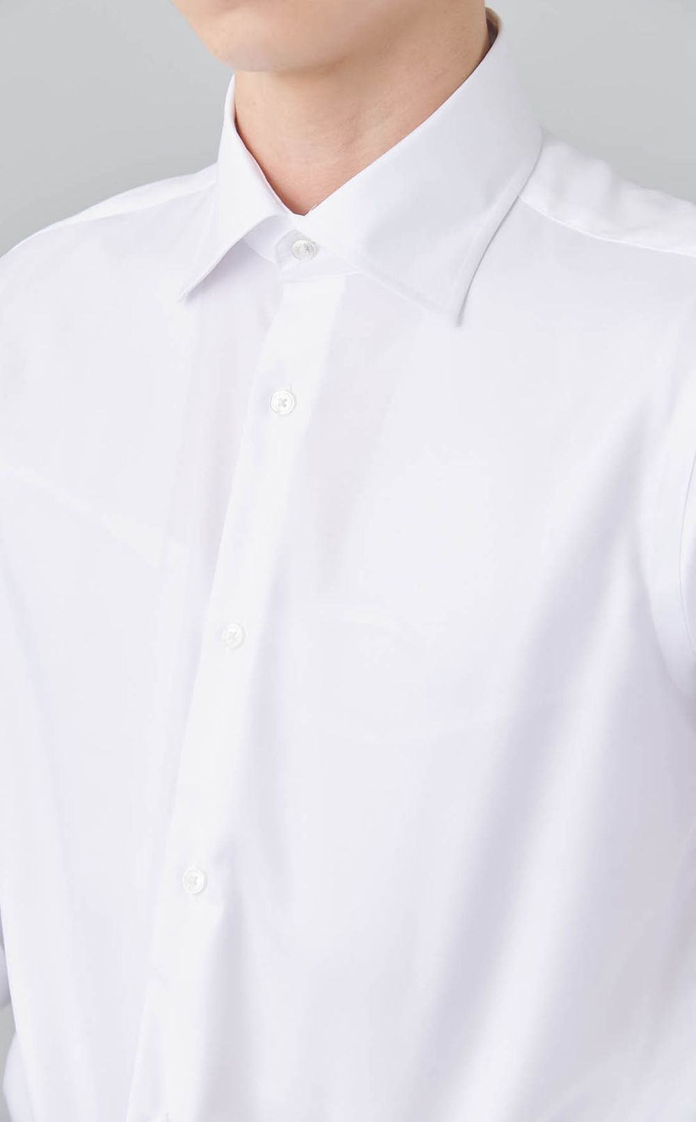 セミワイドブロードシャツ