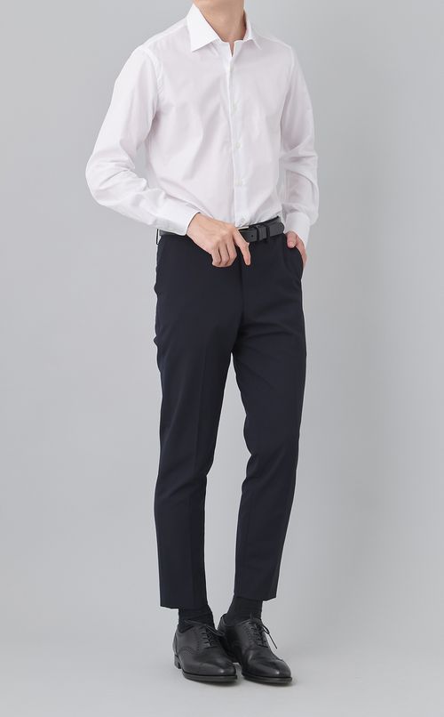 ワイドスプレッドカラードレスシャツ